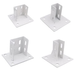 3030/3060/4040/4080/4545/5050 Aluminum Extrusions Square Foot Connector Cup Ground Fence Guardrail Base Accessories 3030/3060/4040/4080/4545/5050 Aluminum Extrusions Square Foot Connector Cup Ground Fence Guardrail Base Accessories