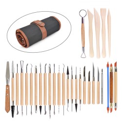 30Pcs Ceramics Clay Sculpture Tool Craft Sculpting Set Pottery Modeling Kit 30Pcs Ceramics Clay Sculpture Tool Craft Sculpting Set Pottery Modeling Kit