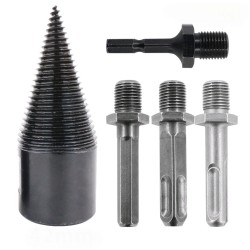 32/42mm Steel Square Shank/Round Shank/Hex Shank Wood Splitting Drill Bit Woodworking Tool Split Wood Drill 32/42mm Steel Square Shank/Round Shank/Hex Shank Wood Splitting Drill Bit Woodworking Tool Split Wood Drill