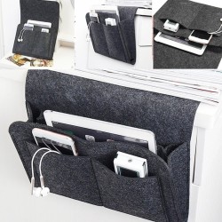 32x20x10cm Felt Bedside Sofa Storage Bag Remote Book Phone Hanging Parts Storage Box 32x20x10cm Felt Bedside Sofa Storage Bag Remote Book Phone Hanging Parts Storage Box