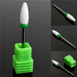 3/32 Inch Shank 6mm Grinding Head Electric Drill Bit Ceramic Nail File Drill Bit 3/32 Inch Shank 6mm Grinding Head Electric Drill Bit Ceramic Nail File Drill Bit
