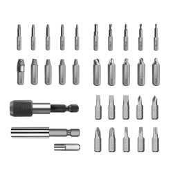 33pcs Damaged Screw Extractor Set with Screwdriver Bits Extension Bit Holder for Broken Screw HSS Broken Bolt Extractor Screw Remover Kits 33pcs Damaged Screw Extractor Set with Screwdriver Bits Extension Bit Holder for Broken Screw HSS Broken Bolt Extractor Screw Remover Kits