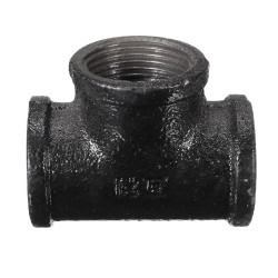 3/4 Inch 3-Way Malleable Iron Threaded Cross Pipe Plumbing Fitting Connector 3/4 Inch 3-Way Malleable Iron Threaded Cross Pipe Plumbing Fitting Connector