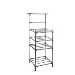 3/4 Layers Free-standing Stainless Steel Kitchen Rack Sheelf Pot Storage Holder 3/4 Layers Free-standing Stainless Steel Kitchen Rack Sheelf Pot Storage Holder