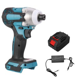 350N.M 18V Brushless Cordless Electric Impact Wrench Driver Screwdriver Power Tools W/ None/1/2 Battery For Makita 350N.M 18V Brushless Cordless Electric Impact Wrench Driver Screwdriver Power Tools W/ None/1/2 Battery For Makita