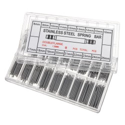 360Pcs Stainless Steel 8-25mm Watch Band Strap Spring Bars Link Pins Watch Repair Set 360Pcs Stainless Steel 8-25mm Watch Band Strap Spring Bars Link Pins Watch Repair Set