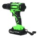 36V Electric Hand Drill Driver 25+3 Torque Setting Power Drilling DIY Work W/ 1 Or 2 Li-ion battery