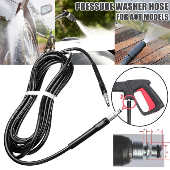 3/8/15/20M High Pressure Washer Water Hose for Black Decker PW1400 PW1500