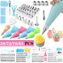 38/72/78/83 PCS Cake Decorating Supplies Kits Pastry Supplies DIY Tools 38/72/78/83 PCS Cake Decorating Supplies Kits Pastry Supplies DIY Tools