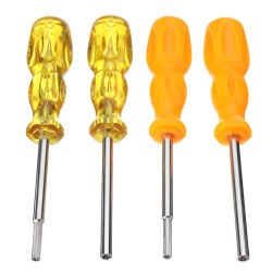 3.8mm + 4.5mm Security Screwdriver Tool Bit Kit for Nintendo NES SNES N64 Game Boy 3.8mm + 4.5mm Security Screwdriver Tool Bit Kit for Nintendo NES SNES N64 Game Boy