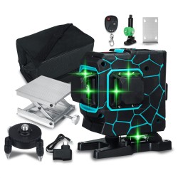 3D 12 Line Green Light Laser Level Digital Self Leveling 360° Rotary Measure Tool 3D 12 Line Green Light Laser Level Digital Self Leveling 360° Rotary Measure Tool