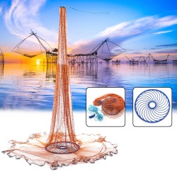 3M 10FT Hand Easy Throw Manual Fishing Net Outdoor Hunting Fishing Bait Network Fishing Tools 3M 10FT Hand Easy Throw Manual Fishing Net Outdoor Hunting Fishing Bait Network Fishing Tools