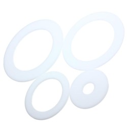 3mm Thick Round White Acrylic Disc Ring Laser Cut Plastic Circles 3mm Thick Round White Acrylic Disc Ring Laser Cut Plastic Circles
