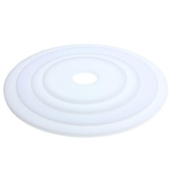 3mm Thick Round White Acrylic Disc Ring Laser Cut Plastic Circles 3mm Thick Round White Acrylic Disc Ring Laser Cut Plastic Circles