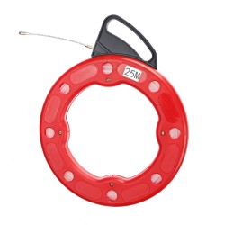 3mm x 30M Fiberglass Wire Cable Fish Snake Tape Puller Duct Conduit Rodder Reel 3mm x 30M Fiberglass Wire Cable Fish Snake Tape Puller Duct Conduit Rodder Reel
