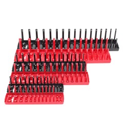 3pcs 1/4 3/8 1/2 Inch SAE Metric Socket Holder Tray Socket Organizer 3pcs 1/4 3/8 1/2 Inch SAE Metric Socket Holder Tray Socket Organizer