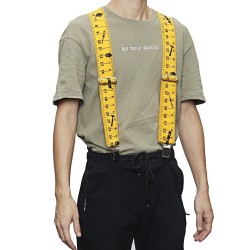 4 Clips X Shaped 2 Inch Ruler Design Work Belt Braces Suspenders Tool Belt Braces 4 Clips X Shaped 2 Inch Ruler Design Work Belt Braces Suspenders Tool Belt Braces