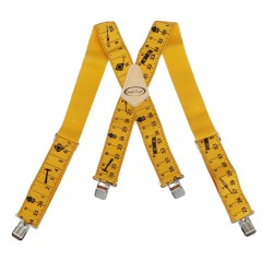 4 Clips X Shaped 2 Inch Ruler Design Work Belt Braces Suspenders Tool Belt Braces 4 Clips X Shaped 2 Inch Ruler Design Work Belt Braces Suspenders Tool Belt Braces