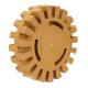 4 Inch Rubber Decal Eraser Caramel Wheel Removal with Power Drill Arbor Drill Adapter