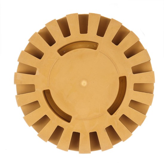 4 Inch Rubber Decal Eraser Caramel Wheel Removal with Power Drill Arbor Drill Adapter