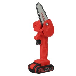 4 inch 88VF 1080W Electric Cordless Chain Saw Chainsaw Handheld Woodworking W/ Battery Kit 4 inch 88VF 1080W Electric Cordless Chain Saw Chainsaw Handheld Woodworking W/ Battery Kit