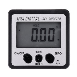 4 x 90 Degree Electronic Protractor Digital Inclinometer Waterproof Magnetic Level Angle Measuring Tool 4 x 90 Degree Electronic Protractor Digital Inclinometer Waterproof Magnetic Level Angle Measuring Tool