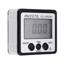 4 x 90 Degree Electronic Protractor Digital Inclinometer Waterproof Magnetic Level Angle Measuring Tool 4 x 90 Degree Electronic Protractor Digital Inclinometer Waterproof Magnetic Level Angle Measuring Tool