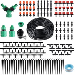 40m Manual Automatic DIY Micro Drip Irrigation System Auto Manual Timer Plant Watering Garden Hose Tool Set 40m Manual Automatic DIY Micro Drip Irrigation System Auto Manual Timer Plant Watering Garden Hose Tool Set