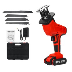 42VF 13000mAh Cordless Reciprocating Saw Electric Saws Portable Woodworking Power Tools 42VF 13000mAh Cordless Reciprocating Saw Electric Saws Portable Woodworking Power Tools