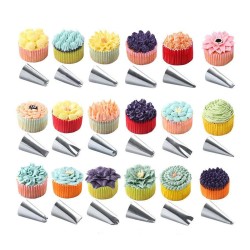 45Pcs/Set Cake Turntable Rotating Rack Knife Pastry Nozzle Decor DIY Baking Tool 45Pcs/Set Cake Turntable Rotating Rack Knife Pastry Nozzle Decor DIY Baking Tool