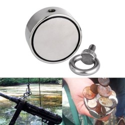 48/60/67/75mm Neodymium Recovery Magnet with 10M Rope Fishing Magnet Salvage Tool 48/60/67/75mm Neodymium Recovery Magnet with 10M Rope Fishing Magnet Salvage Tool