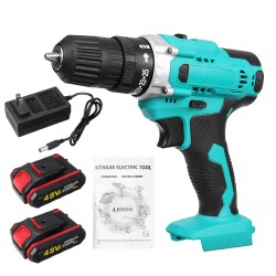 48vf 3 In 1 Multifunctional Cordless Drill Electric Torque Wrench Screwdriver Drill 3/8-Inch Chuck Cordless Impact Drill 48vf 3 In 1 Multifunctional Cordless Drill Electric Torque Wrench Screwdriver Drill 3/8-Inch Chuck Cordless Impact Drill