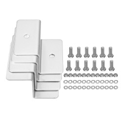 4pcs ZB-01 Solar Panel Mounting Z Brackets Aluminum Alloy Tools Kit for Motorhomes and Yachts 4pcs ZB-01 Solar Panel Mounting Z Brackets Aluminum Alloy Tools Kit for Motorhomes and Yachts