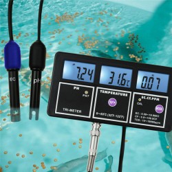 5 In 1 Water Quality Multi-parameter PH EC CF TDS(ppm) Temp Tester Meter Aquariums Hydroponics Pool Fish Tank Pond Drinking 5 In 1 Water Quality Multi-parameter PH EC CF TDS(ppm) Temp Tester Meter Aquariums Hydroponics Pool Fish Tank Pond Drinking