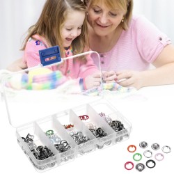 5 Sets 10 Colors of Hollow Five Claws of Box Set Total Buttons Metal Sewing Press Studs Snap Fastener DIY Clothes Craft 9.5mm 5 Sets 10 Colors of Hollow Five Claws of Box Set Total Buttons Metal Sewing Press Studs Snap Fastener DIY Clothes Craft 9.5mm