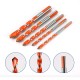 5-piece 6-12mm Triangular Overlord Drill Metal Perforated Triangle Drill For Ceramic Tile And Glass Concrete Wall