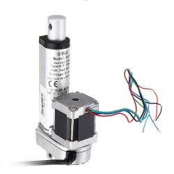 500N 7mm/s Adjustable Linear Actuator DC 9-36V Stepper Motor Linear Actuator Tubular Motor 500N 7mm/s Adjustable Linear Actuator DC 9-36V Stepper Motor Linear Actuator Tubular Motor