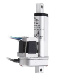 500N 7mm/s Adjustable Linear Actuator DC 9-36V Stepper Motor Linear Actuator Tubular Motor 500N 7mm/s Adjustable Linear Actuator DC 9-36V Stepper Motor Linear Actuator Tubular Motor