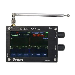 50KHz-2GHz 3.5Inch LED Receiver Malahit SDR DSP Software Radio Registered Edition Radio Bulit-in Speaker