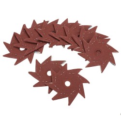 50Pcs 80/120/180/240/320 Grit Octagonal Abrasive Sandpaper Double Layer Sanding Buffing Tool 50Pcs 80/120/180/240/320 Grit Octagonal Abrasive Sandpaper Double Layer Sanding Buffing Tool