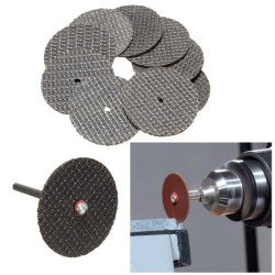 50Pcs Black Cutting 32mm Wheel Disc with 2 Mandrel Bit For Dremel Rotary Tool Set 50Pcs Black Cutting 32mm Wheel Disc with 2 Mandrel Bit For Dremel Rotary Tool Set