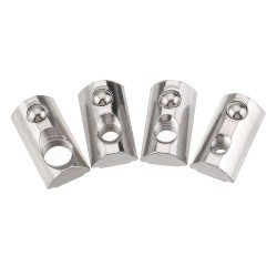 50pcs 30 Series Round Roll T Slot Elastic Nut Spring Nut for 30 Series Aluminum Profile 50pcs 30 Series Round Roll T Slot Elastic Nut Spring Nut for 30 Series Aluminum Profile