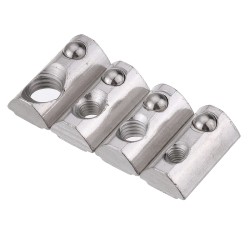 50pcs 40 Series T Slot Elastic Nut Round Roll Spring Nut for 40 Series Aluminum Profile 50pcs 40 Series T Slot Elastic Nut Round Roll Spring Nut for 40 Series Aluminum Profile