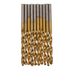 50pcs Titanium Coated High Speed Steel Twist Drill Bit1/1.5/2/2.5/3mm Twist Drill BitWoodworking 50pcs Titanium Coated High Speed Steel Twist Drill Bit1/1.5/2/2.5/3mm Twist Drill BitWoodworking