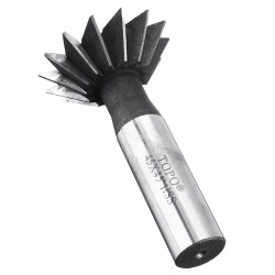 55 Degree 40-60mm HSS Straight Shank Dovetail Groove Slot Milling Cutter End Mill CNC Bit