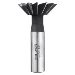 55 Degree 40-60mm HSS Straight Shank Dovetail Groove Slot Milling Cutter End Mill CNC Bit 55 Degree 40-60mm HSS Straight Shank Dovetail Groove Slot Milling Cutter End Mill CNC Bit