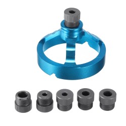 5/6/7/8/9/10mm Drill Guide Vertical Drilling Fixture Aluminum Alloy Straight Corner Round V Drill Punch Locator Woodworking Tool 5/6/7/8/9/10mm Drill Guide Vertical Drilling Fixture Aluminum Alloy Straight Corner Round V Drill Punch Locator Woodworking Tool