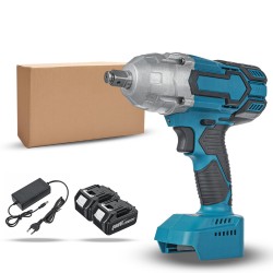 588VF 880N.m 3/4inch Cordless Brushless Electric Impact Wrench Rechargeable Woodworking Maintenance Tool W/1pc/2pcs Battery fit Makita 588VF 880N.m 3/4inch Cordless Brushless Electric Impact Wrench Rechargeable Woodworking Maintenance Tool W/1pc/2pcs Battery fit Makita