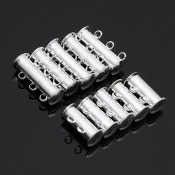 5pcs Magnetic Clasp Buckle Hooks With 2/3 Loops Metal Magnetic Buckle DIY Connectors 5pcs Magnetic Clasp Buckle Hooks With 2/3 Loops Metal Magnetic Buckle DIY Connectors