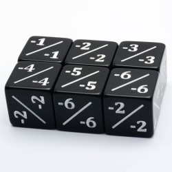 6 Pcs White Dice Counters +1/+1 for MTG Magic The Gathering and Others 6 Pcs White Dice Counters +1/+1 for MTG Magic The Gathering and Others
